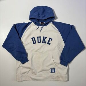 White/Blue Nike Team Duke Hoodie - XL